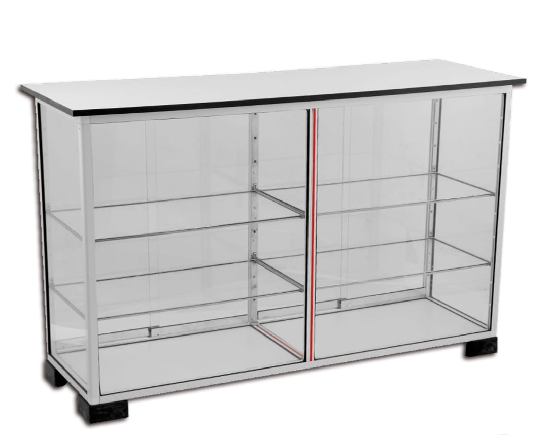 Mostradores de vidrio