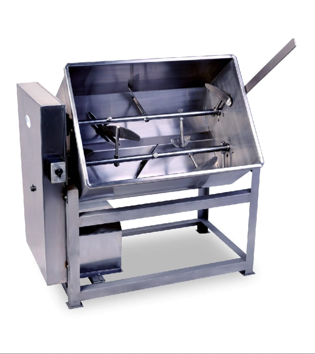 Mezcladora de carne, tacho en acero inoxidable de 40 kg